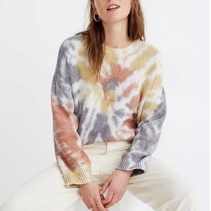 Madewell Tie-Dye Westford Pullover Sweater